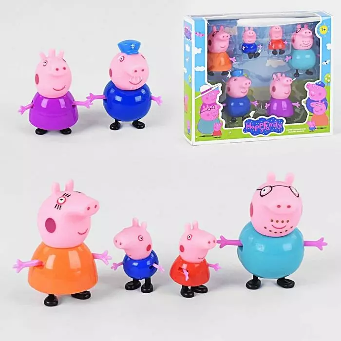 Набор героев "Свинка Пеппа" YM66A6 оптом